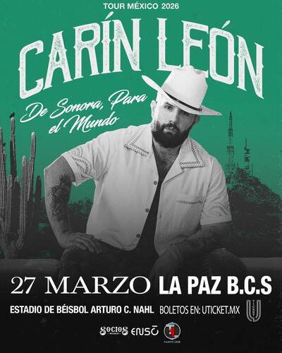 CARIN LEÓN LA PAZ 2026