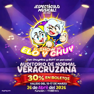 EL SHOW DE ELO Y CHUY VERACRUZ 2026